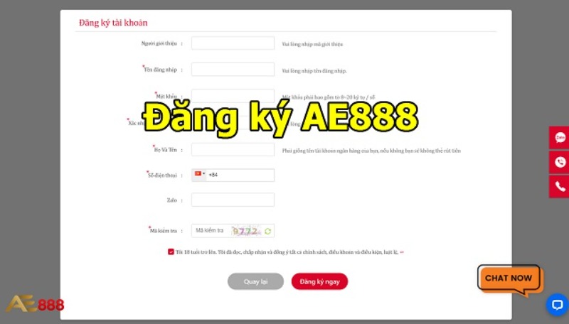 Đăng ký AE388 là một việc làm cần thiết nếu bạn muốn trải nghiệm trò chơi